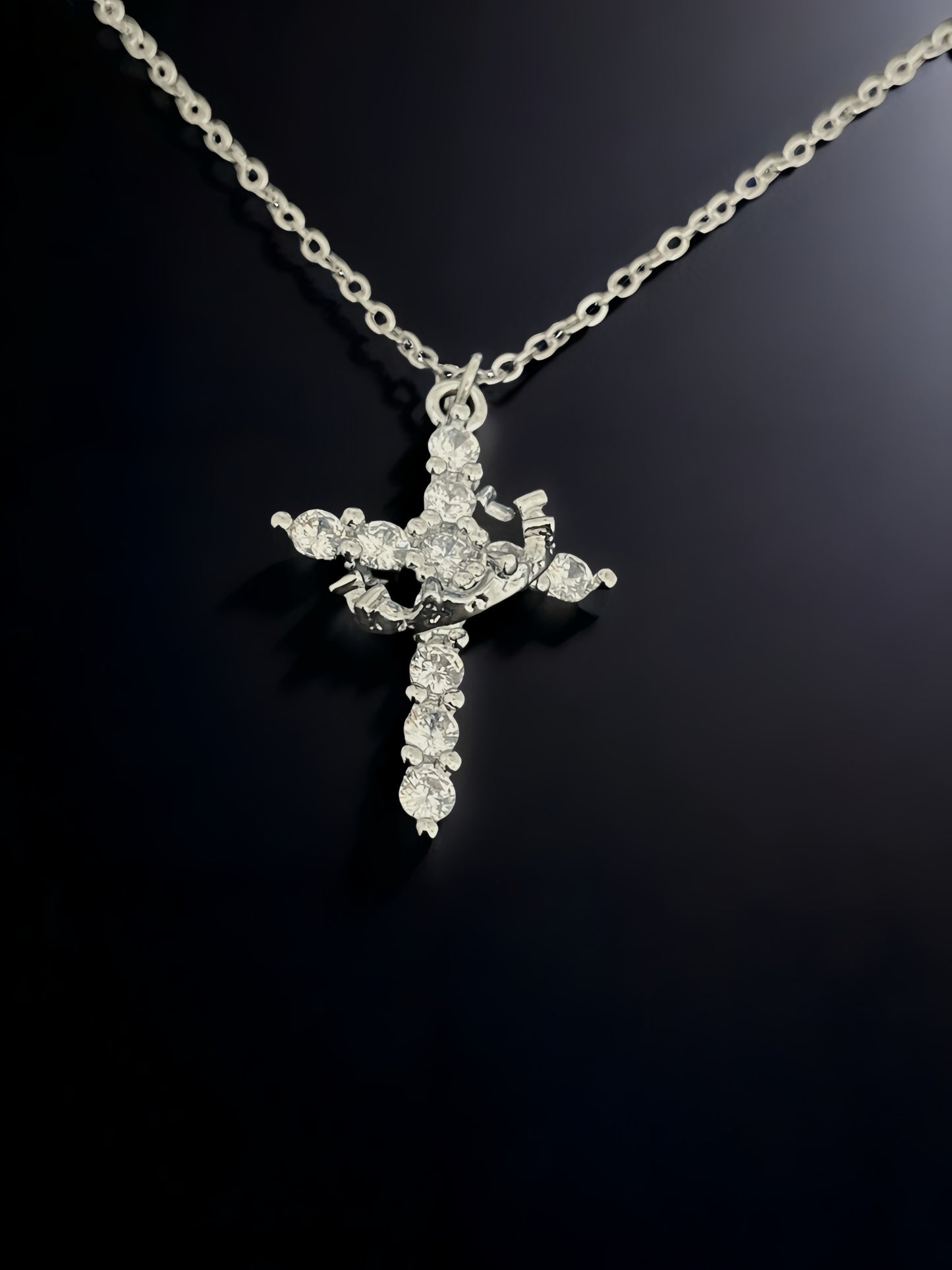 Graceful Faith Halskette - Silber