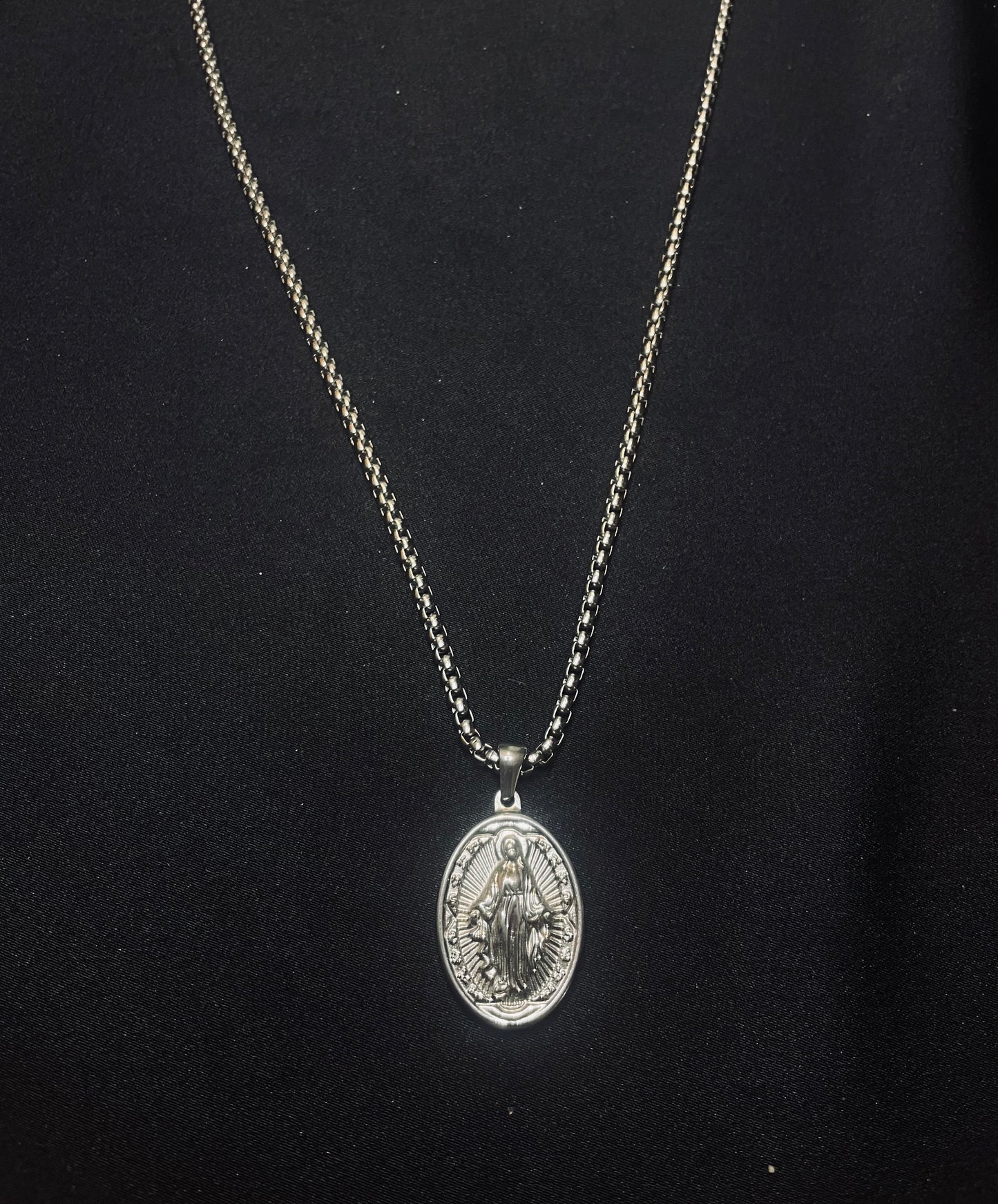 Maria Coin Kette   – 316L Edelstahl