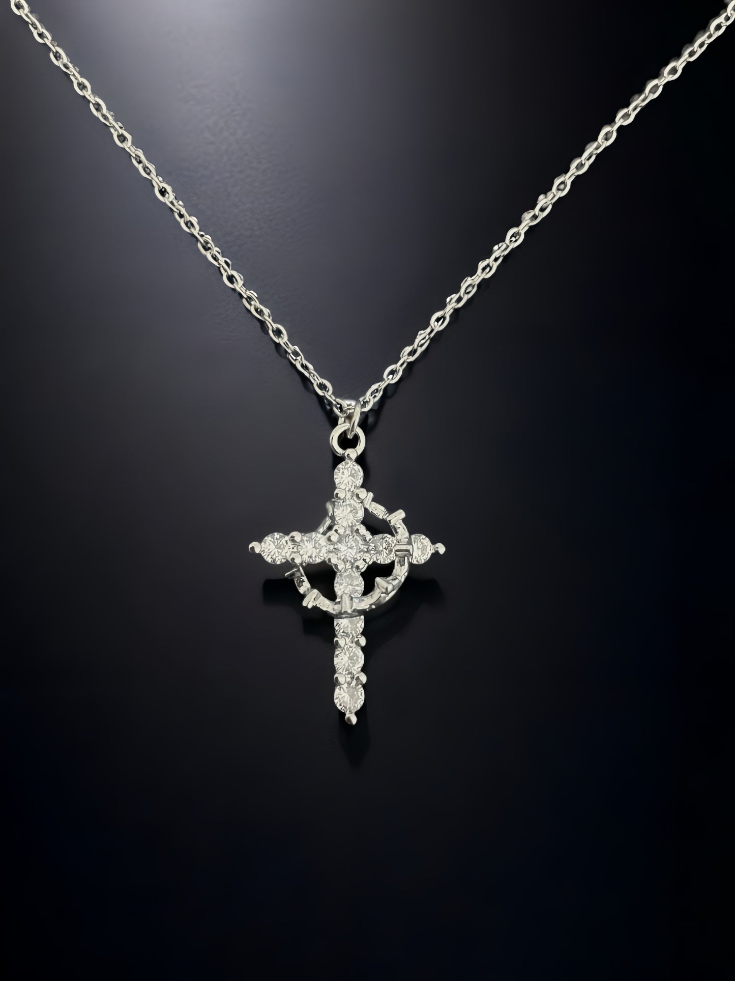 Graceful Faith Halskette - Silber