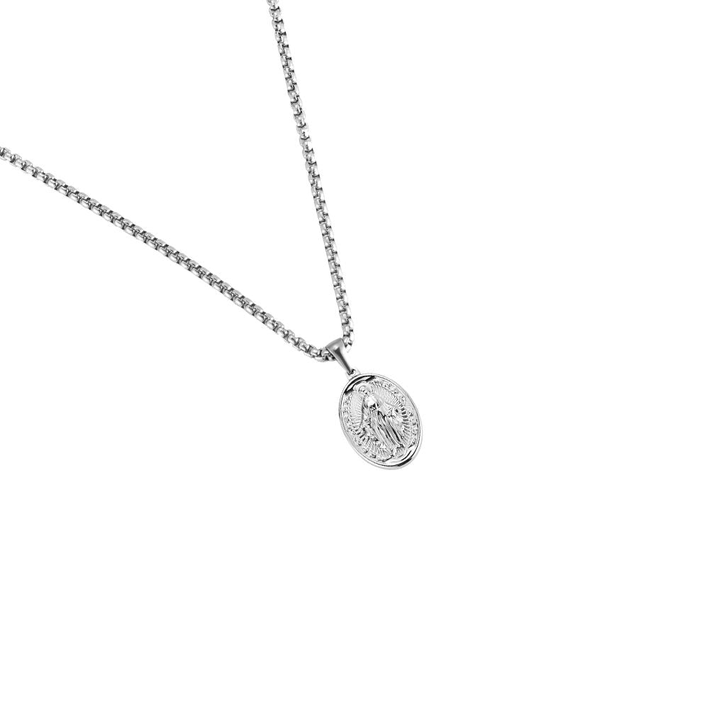 Maria Coin Kette   – 316L Edelstahl