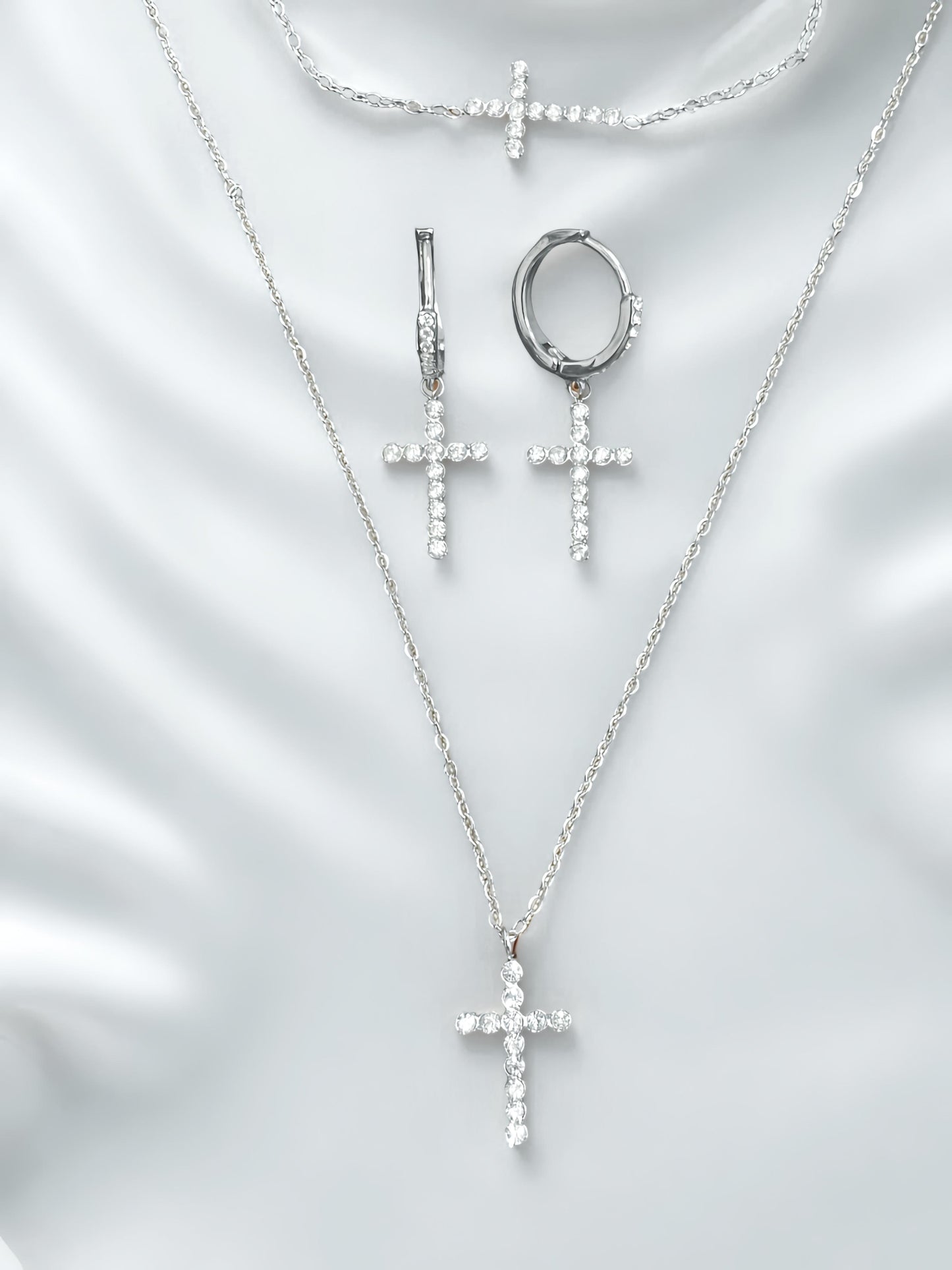 Allday Cross SET - Silber