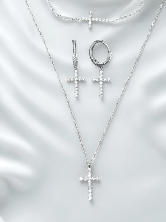 Allday Cross SET - Silber
