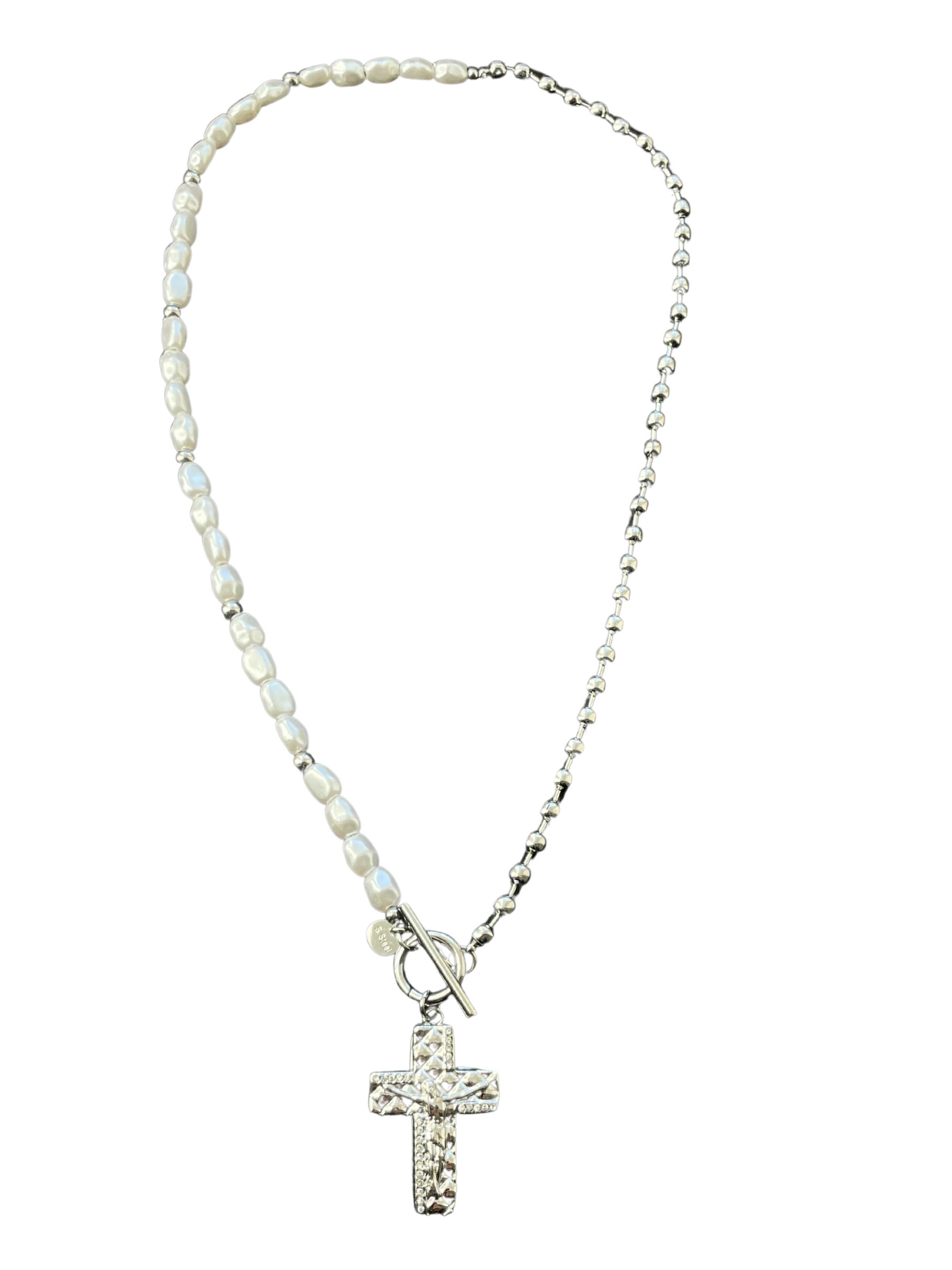 Sacred Pearl Halskette - Silber