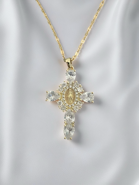 Faith & Beauty Weiß - Zirkonia - 14K Vergoldet