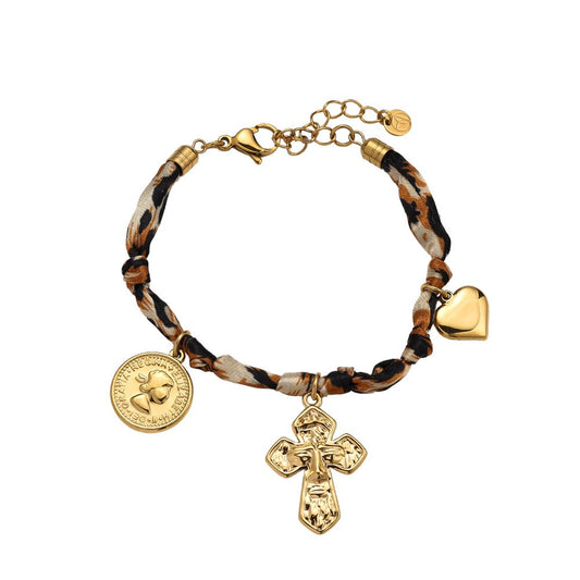 Herz Engel Armband - 14K Goldplattierung