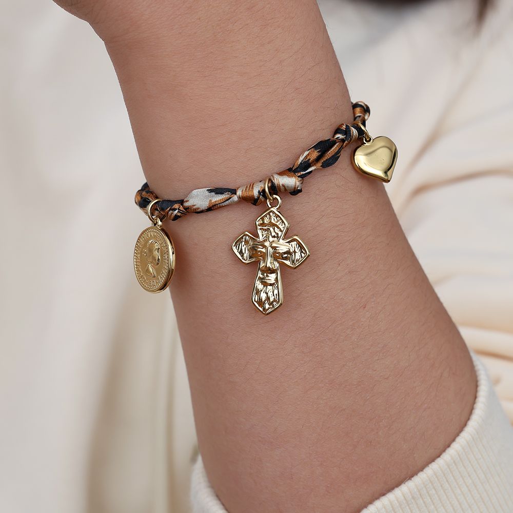 Herz Engel Armband - 14K Goldplattierung
