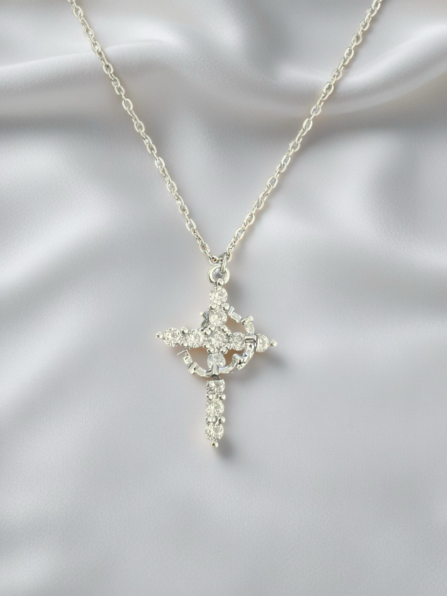 Graceful Faith Halskette - Silber