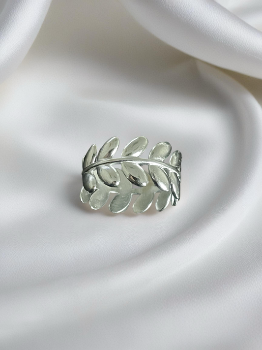 Leaf Ring - Silber