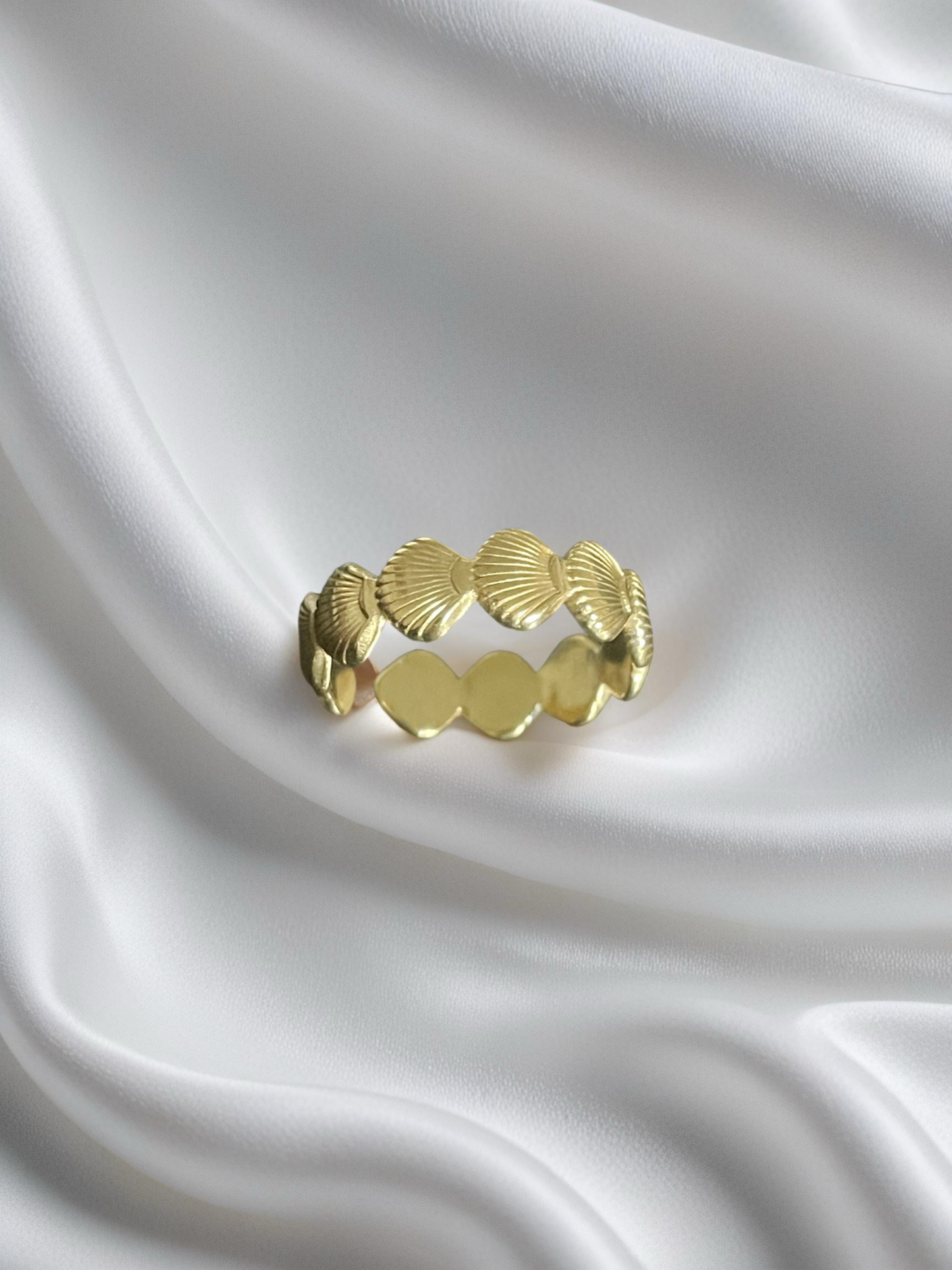 Shell Ring - 14K Goldplattierung