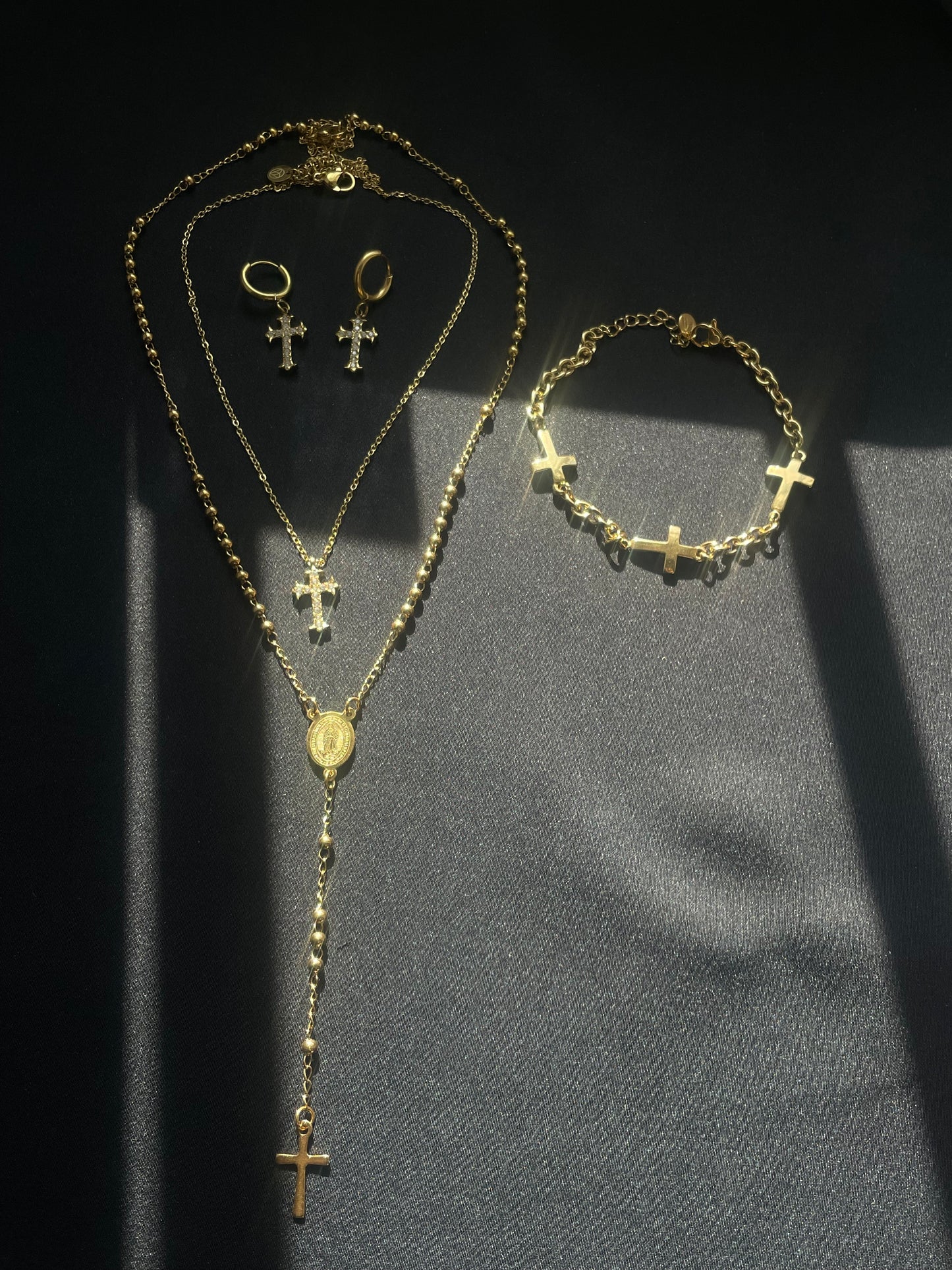 Blessed Cross - BUNDLE - 14K Vergoldet