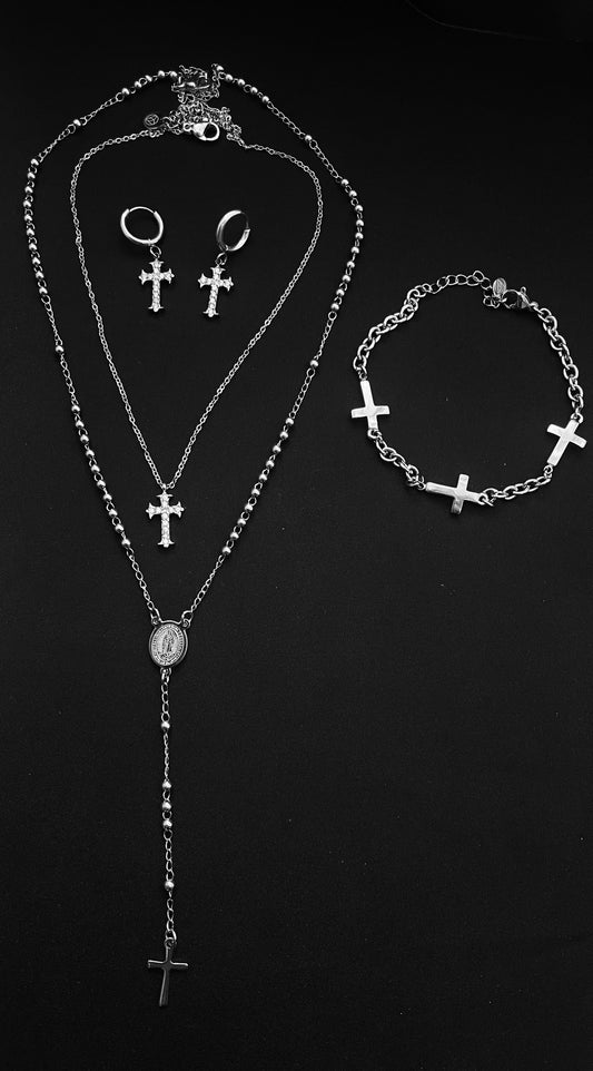 Blessed Cross - BUNDLE - Silber