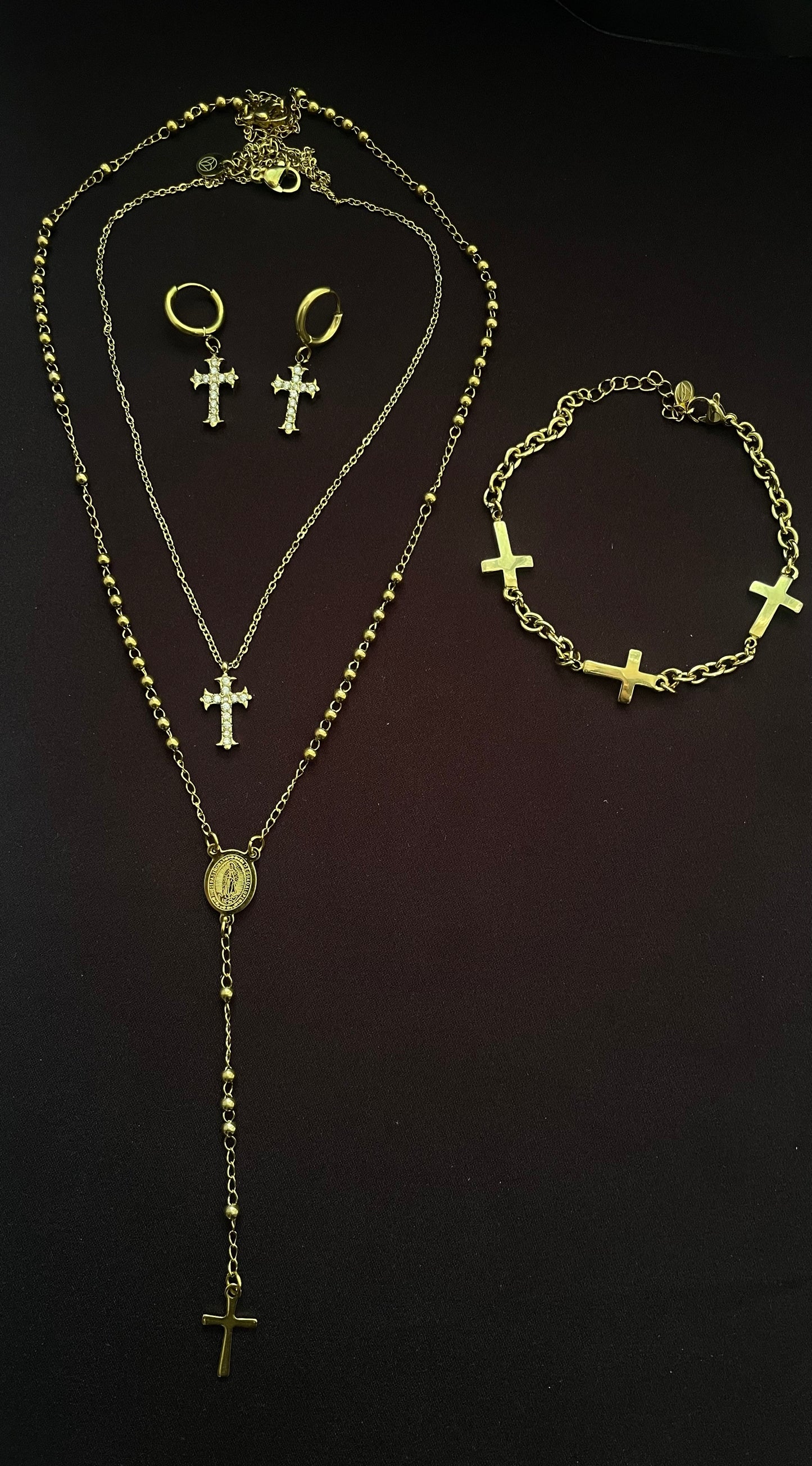 Blessed Cross - BUNDLE - 14K Vergoldet