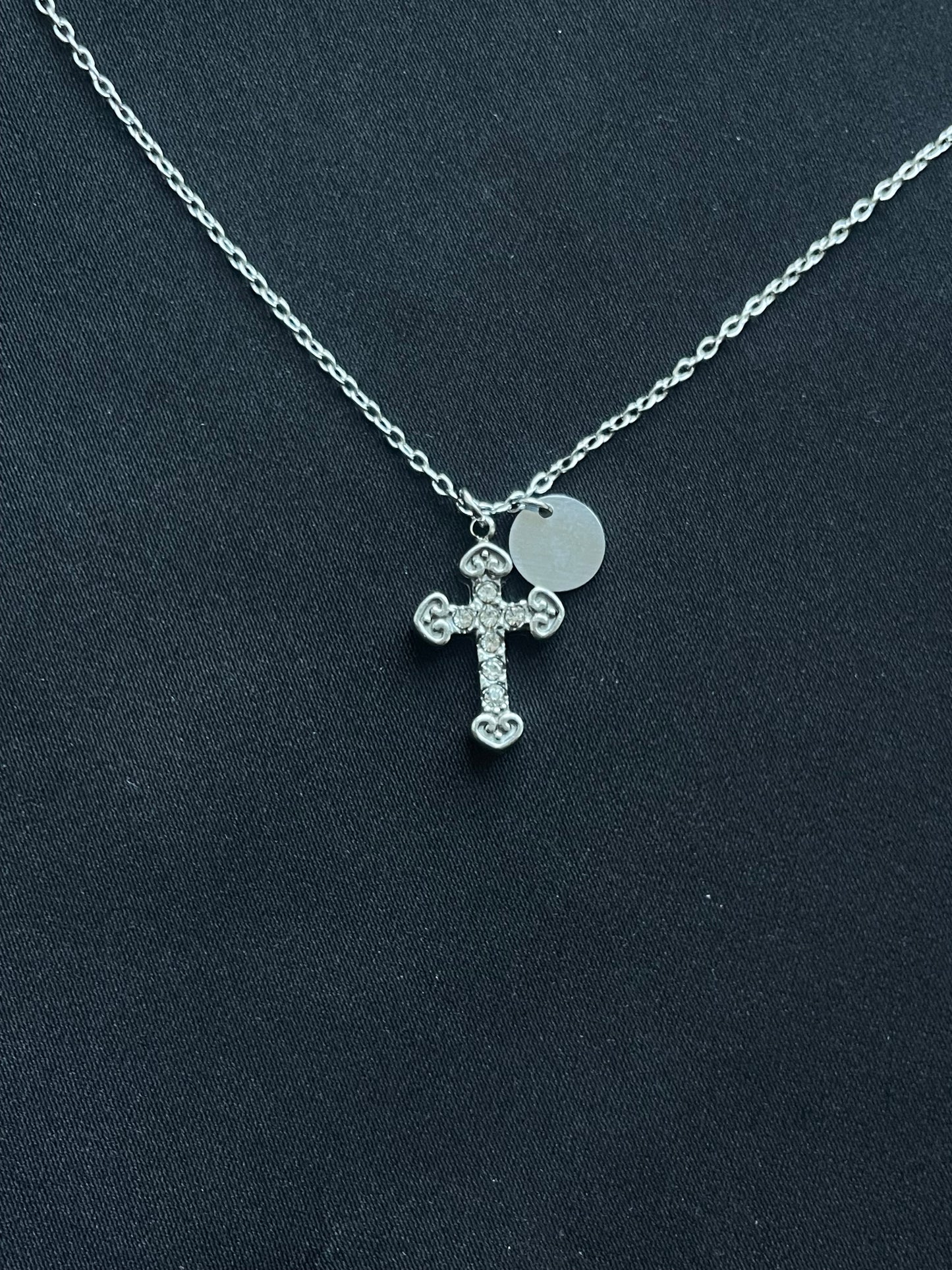 Glorious Cross Halskette  - Silber