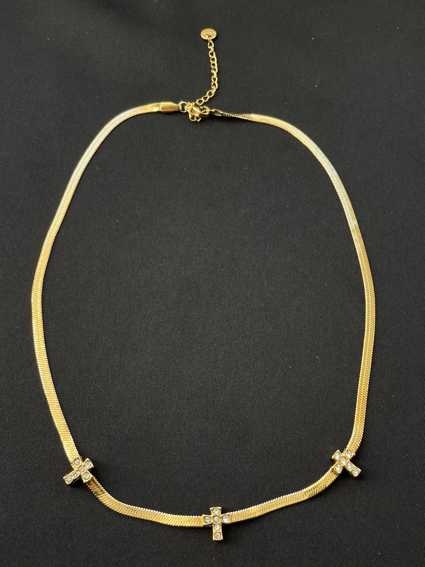 Golden Trinity Halskette - 14K Vergoldet
