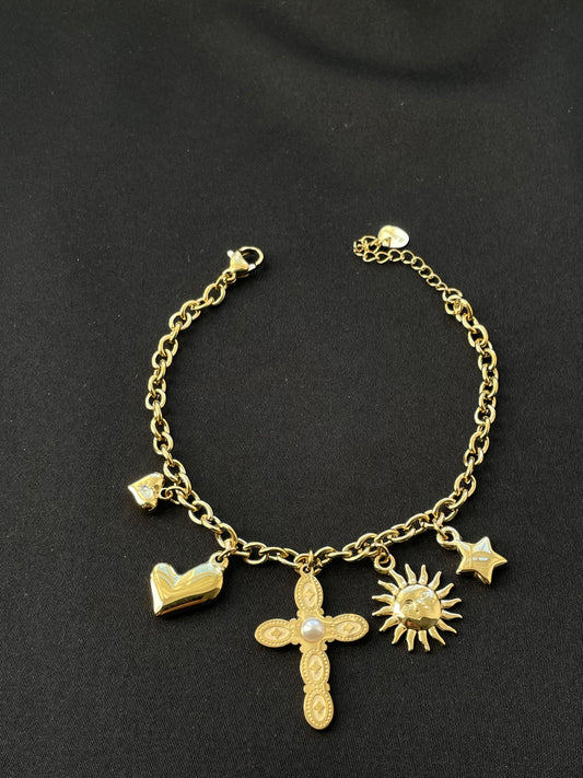 Eternal Harmony Armband - 14K Vergoldet